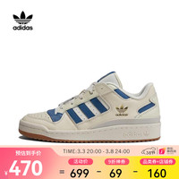 阿迪达斯adidas Originals阿迪三叶草中性FORUM LOW CLLIFESTYLE休闲鞋 HQ1493 42