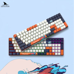 MOTOSPEED 摩豹 Darmoshark达摩鲨K1Pro无线2.4G机械键盘双模热插拔100键有线键盘