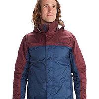 Marmot 土拨鼠 PreCip Eco 男子冲锋衣 10413178 红褐色/深蓝色 XXL