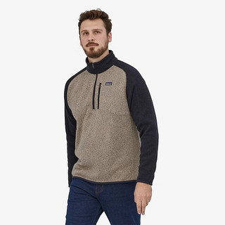 Patagonia 巴塔哥尼亚 Better Sweater 男子抓绒衫 25523 蓝棕色 XS