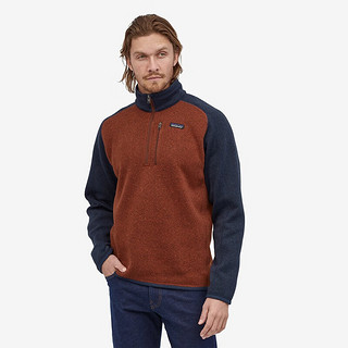 Patagonia 巴塔哥尼亚 Better Sweater 男子抓绒衫 25523 谷仓红 M