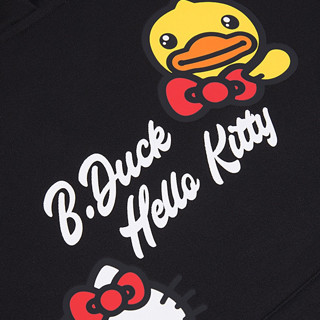 B.Duck HelloKitty联名系列 女士连帽卫衣 3825WTB298-8000 黑色 M