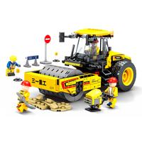 SEMBO BLOCK 森宝积木 三一重工系列 712021 压路机