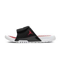 NIKE 耐克 Air Jordan Hydro 11 AJ11黑红魔术贴女运动拖鞋