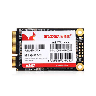 GUDGA 固德佳 mSATA 固态硬盘 256GB（SATA3.0）
