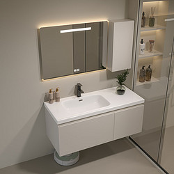 WISECLEAN 慧思洁 高端智能浴室柜一体盆组合 智能感应柜+一体盆 60cm