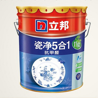 立邦 瓷净五合一乳胶漆套装 15L