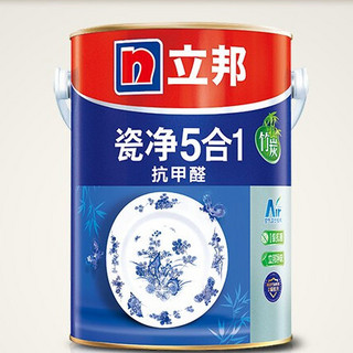 立邦 瓷净五合一乳胶漆套装 5L