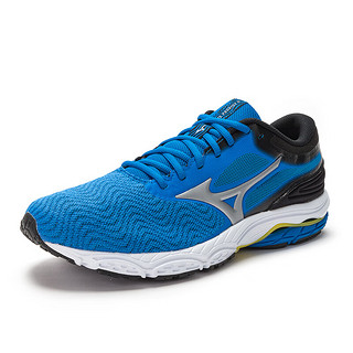 Mizuno 美津浓 Wave Prodigy 4 男子跑鞋 J1GC221001 蓝色/银色 39