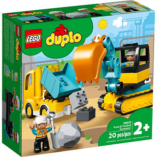 88VIP：LEGO 乐高 Duplo得宝系列 10931 翻斗车和挖掘车套装