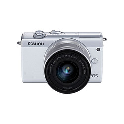 Canon 佳能 海外版 佳能(CANON) M200微单相机vlog相机 15-45套机 128G卡套装