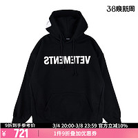 VETEMENTS 秋冬新款男女同款情侣宽松休闲连帽卫衣301446