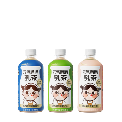 元气森林 元气满满 乳茶 清新椰椰 450ml*6瓶