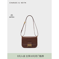 CHARLES & KEITH 女士斜挎包 CK2-80781400 深啡色 中号