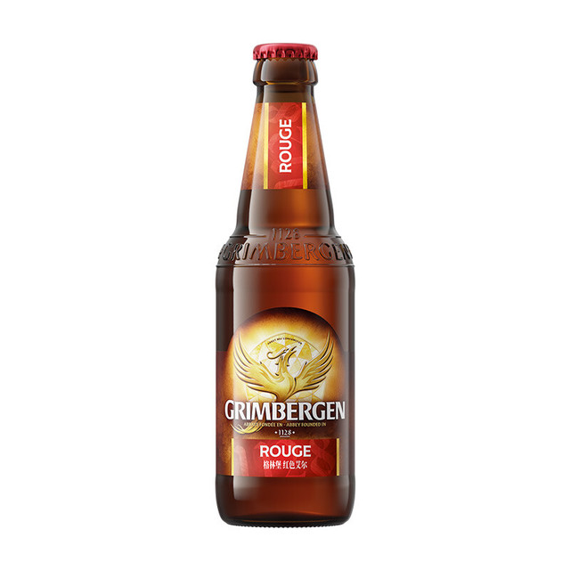 GRIMBERGEN 格林堡 胭脂红色啤酒 330ml*6瓶 礼盒装