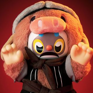 YOOT TOY REB-025 叛逆熊猪八戒毛绒玩具 35cm
