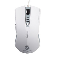 MOFii 摩天手 M5 有线鼠标 2000DPI RGB 白色
