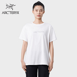 ARC'TERYX 始祖鸟 ARC’TERYX始祖鸟 ARC'WORD SS  休闲 女子 棉质短袖T恤 White Light/石膏白 S