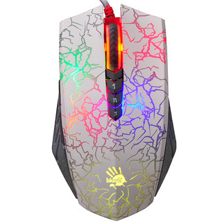 bloody 血手幽灵 a60 有线鼠标 4000dpi rgb 灰白