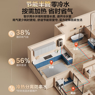 Midea 美的 JSQ30-MK7 燃气热水器 16升