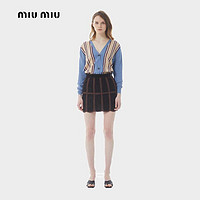 MIU MIU 缪缪 女士条纹裙子 MPD615-054-F0002