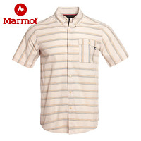 限尺码：Marmot 土拨鼠 男子户外短袖衬衫 41910