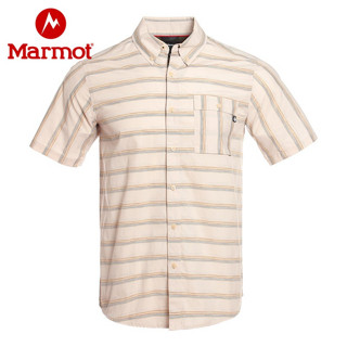Marmot 土拨鼠 男子户外短袖衬衫 41910