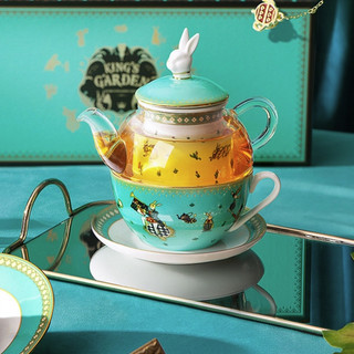 blanbunny 布兰兔 国王后花园系列 子母壶 礼盒装（茶杯190ml+玻璃壶270ml）