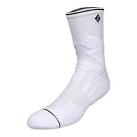 左右力量 矩阵系列 男子运动袜 BS2025 方糖白 M