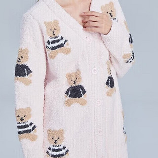 EMXEE 嫚熙 MX218210391 孕妇月子服套装 小熊印花款 粉色 M