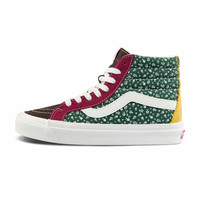 VANS 范斯 官方 SK8-Hi碎花拼接安纳海姆复古风男女板鞋运动鞋