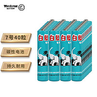 BAIXIANG 白象 7号七号碳性干电池 40节