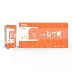 慕美花田 全脂纯牛奶 1L*12盒