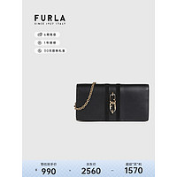 FURLA 芙拉 奢侈品  SIRENA系列女士单肩包WE00262 黑色