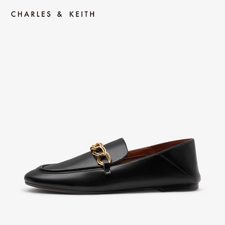 CHARLES & KEITH 女士乐福鞋 CK1-70900161 驼色 35