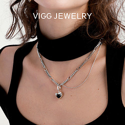 VIGG JEWELRY 女士幻夜之心项链 GD197