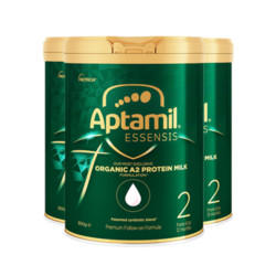 Aptamil 爱他美 Essensis 奇迹绿罐幼儿有机A2蛋白配方奶粉2段 900g