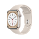 Apple 苹果 Watch Series 8 GPS款 智能手表 45mm 星光色铝金属表壳 星光色运动型表带（GPS、血氧、ECG）