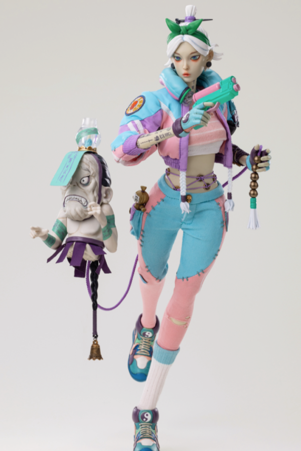 beautiful chemistry skeen鬼神朋克系列 驱魔道士乳牙jj 1/6可动人偶