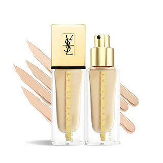 YSL 圣罗兰超模聚焦光感粉底液BR10#粉白色 30ml 遮瑕保湿 新款