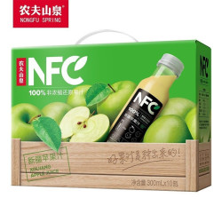 NONGFU SPRING 农夫山泉 新疆苹果汁 300ml*10瓶