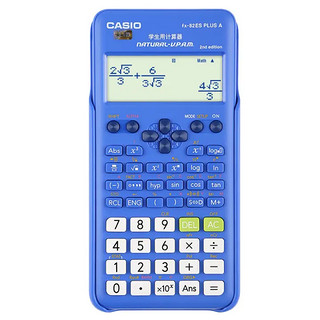 CASIO 卡西欧 FX-82ES PLUS A-2 函数科学计算器 睿蓝