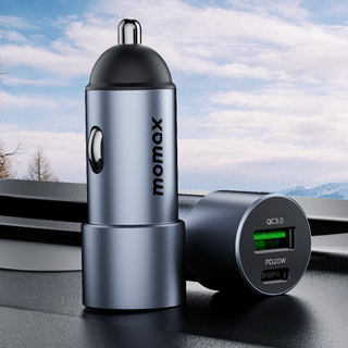 momax 摩米士 UC15 车载充电器 USB+Type-C双口 38W