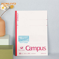 KOKUYO 国誉 进口smart Campus无线装订本笔记本子记事本 6mm点线×35行B5/30页粉1本NO-GS3CWBT-P