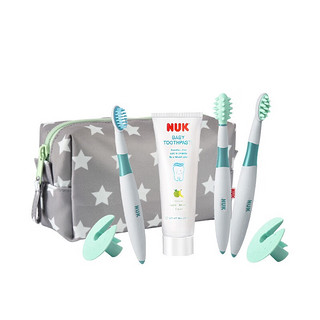 NUK 儿童牙膏牙刷口腔护理套装（儿童牙膏*1+分阶段牙刷*1+学习牙刷*1）