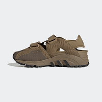 adidas阿迪达斯官方三叶草EQT93 SNDL男女夏季凉鞋GZ7199 GZ7200 45 280mm 棕色/军绿