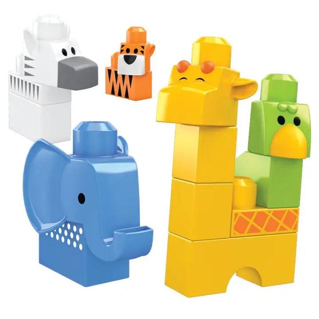MEGA BLOKS 美高 大颗粒系列 GWP97 大积木野生动物园套装 14颗粒