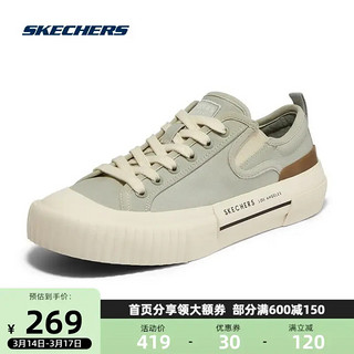 SKECHERS 斯凯奇 STREET系列 New Moon 女子休闲运动鞋 155391/SAGE 薄荷绿 37.5