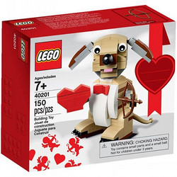 LEGO 乐高 40201 方头仔  益智积木 爱心小狗 儿童玩具