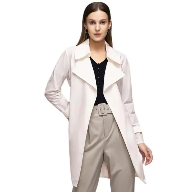 G2000 纵横两千 女士中长款风衣 91221014